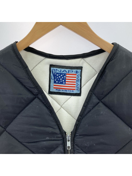 ダウンベスト SNAP'N'WEAR USA製 黒[値下]
