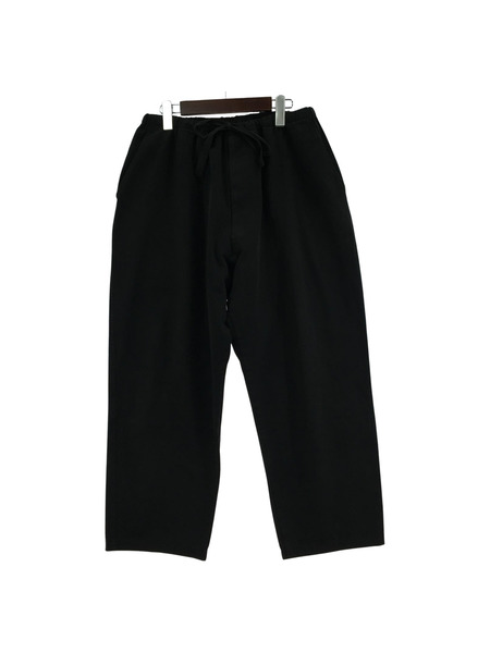 COMOLI 23AW 製品染メ ドローストリングパンツ 2 ブラック Y03-03005
