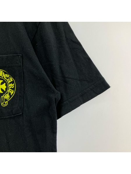 CHROME HEARTS CH T-SHRT プリントTee サイズM ブラック×イエロー