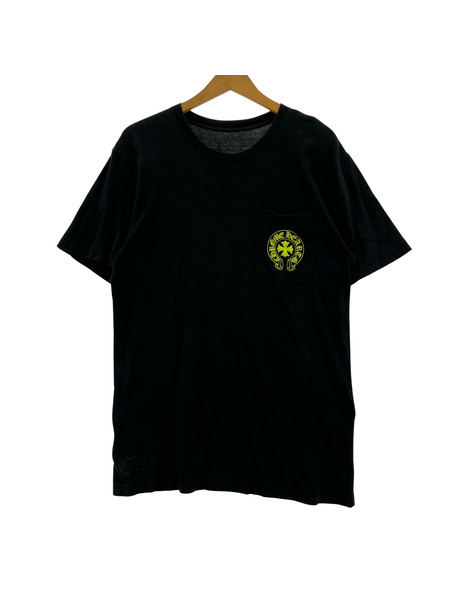 CHROME HEARTS CH T-SHRT プリントTee サイズM ブラック×イエロー