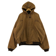 STEEL GUARD ジャケット ジップワークパーカー BRW (2XL)