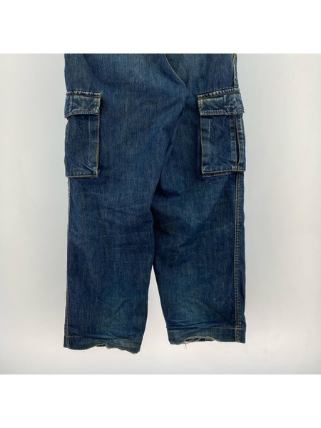 Yohji Yamamoto デニム・ジーンズ pour homme デニムカーゴパンツ(2)青