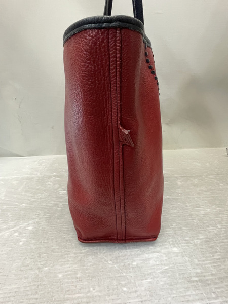 YVES SAINT LAURENT ネオダブル リバーシブルトートバッグ 紺×赤