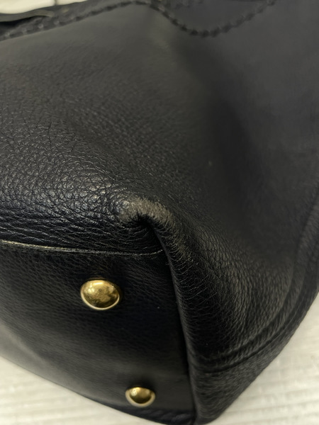 YVES SAINT LAURENT ネオダブル リバーシブルトートバッグ 紺×赤