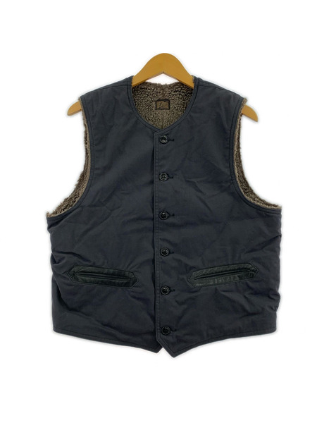 RAGTIME BELAFONTE CLOTHING ジレ・ベスト 裏ボアベスト 紺