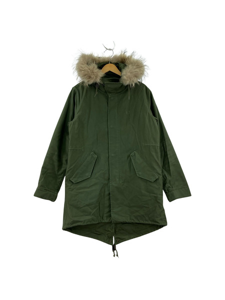 FRED PERRY/Fur Lined Fishtail Parka/S/KHK