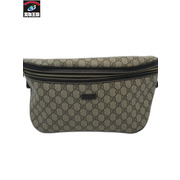 GUCCI グッチ 211110 GGスプリーム ウエストバッグ ボディバック 持ち手ファスナー破損有