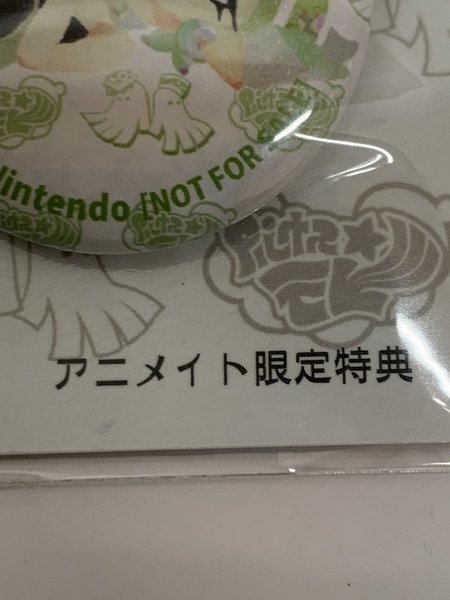 スプラトゥーン シオカラーズ 缶バッジ アニメイト限定特典 未開封 Splatoon アオリ ホタル