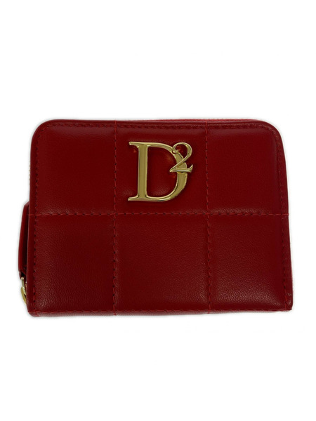 DSQUARED2 コンパクトウォレット 赤