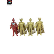 ミニフィギュア ウルトラマン 4体ウルトラヒーローシリーズ　限定ソフビ　オメガ　タイガ　ブル　ロッソ