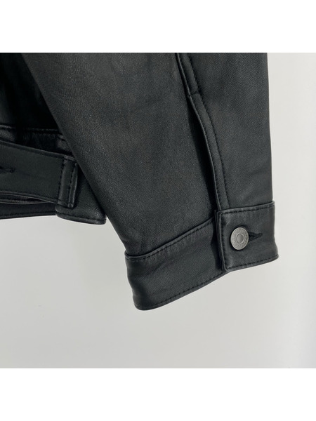 Levi's レザージャケット PREMIUM BLACK 2nd TRUCKER LEATHER JACKET