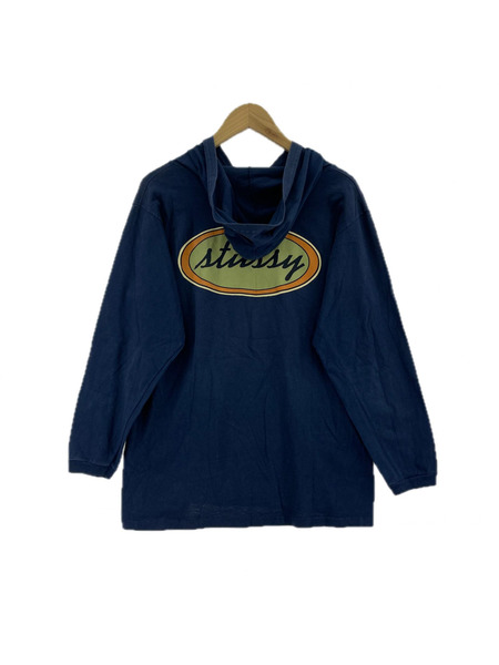 STUSSY パーカー 80s-90s/M/ネイビー