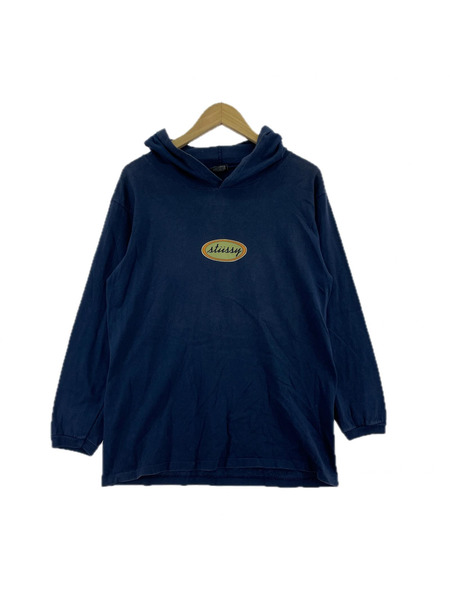 STUSSY パーカー 80s-90s/M/ネイビー