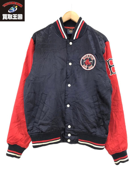 90S COOPERSTOWN RED SOX スタジャン ネイビー M[値下]