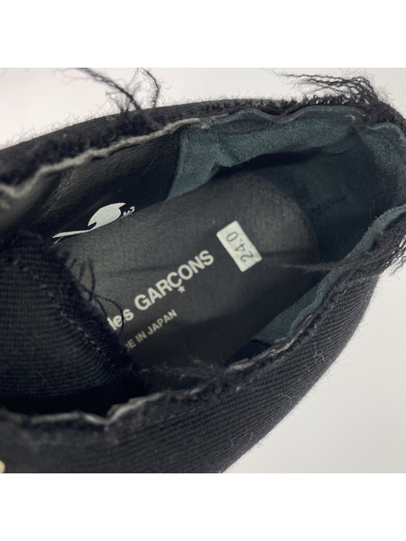 COMME des GARCONS スニーカー SPINGLE MOVE SHOES 24.0cm BLACK