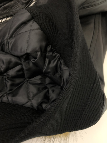 TOGA VIRILIS 22AW Fake fur blouson 46 ブラック[値下]