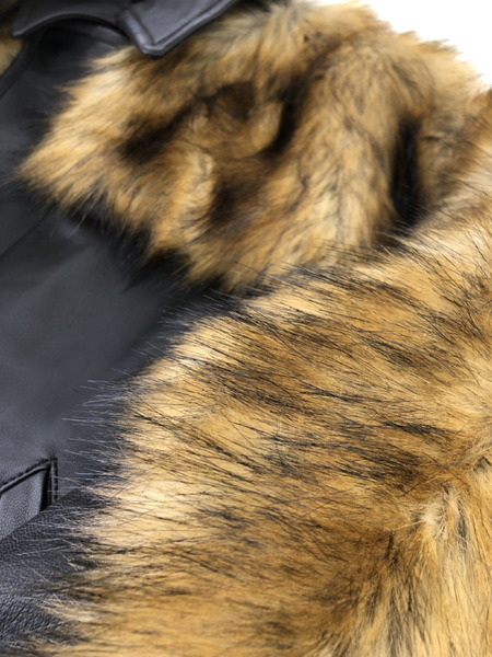 TOGA VIRILIS 22AW Fake fur blouson 46 ブラック[値下]