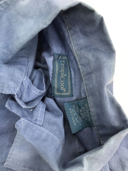 TropiCool メキシカンシャツ 青 XL[値下]