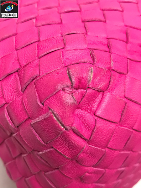 Bottega Veneta ナッパ ミディアム チェスタバッグ ピンク[値下]