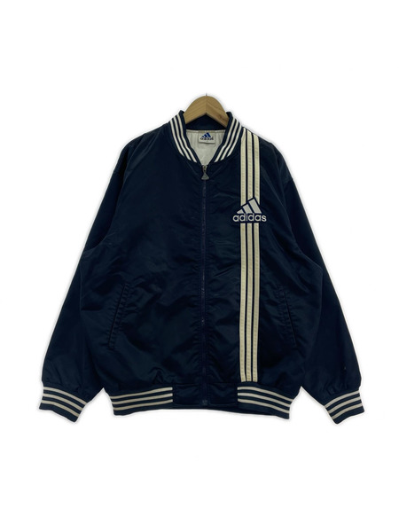 adidas 90s デサント期 スタジャン 紺 L