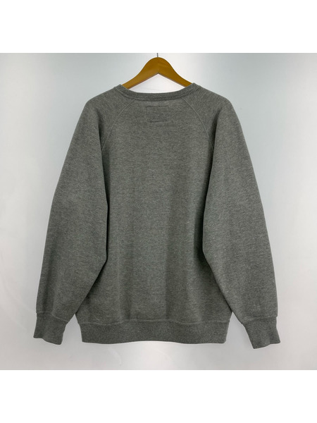 WTAPS スウェット・トレーナー 242ATDT-CSM25 SWEATSHIRT GREY SIZE:01