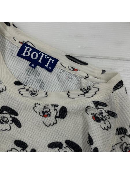 BoTT 長袖Tシャツ・カットソー ×VERDY Vick サーマルカットソー WHT (XL)