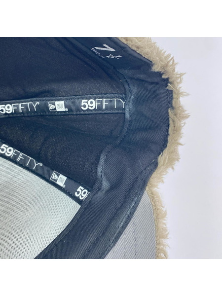 NEW ERA ニットキャップ 59FIFTY ミンクフリース モカ[値下]
