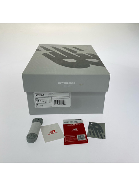 NEW BALANCE USA製 M990GL6 30.0cm グレー