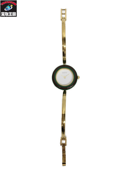 グッチ/チェンジベゼル/11/12.2/電池交換済 レディースQZ