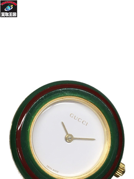 グッチ/チェンジベゼル/11/12.2/電池交換済 レディースQZ