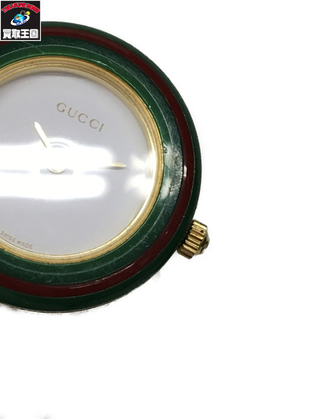 グッチ/チェンジベゼル/11/12.2/電池交換済 レディースQZ