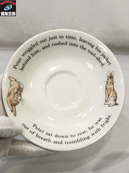 Wedgwood/旧刻印/ピーターラビット カップ＆ソーサー/ペア/ウェッジウッド[値下]