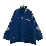 STARTER ジャケット NFL PRO LINE COWBOYS 中綿ナイロンブルゾン 青 (XL)