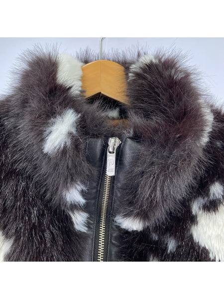 PRANK PROJECT Fur Zip Blouson 総柄 MLT1 ジャケット
