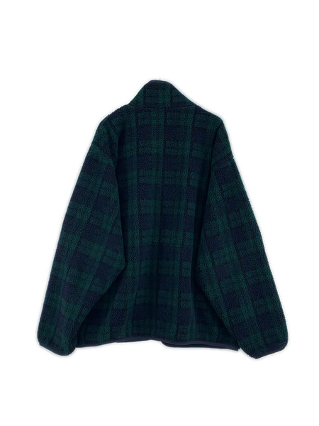 SSZ 22AW JACQUARD FLEECE ジャガードフリースジャケット XL ブラックウォッチ