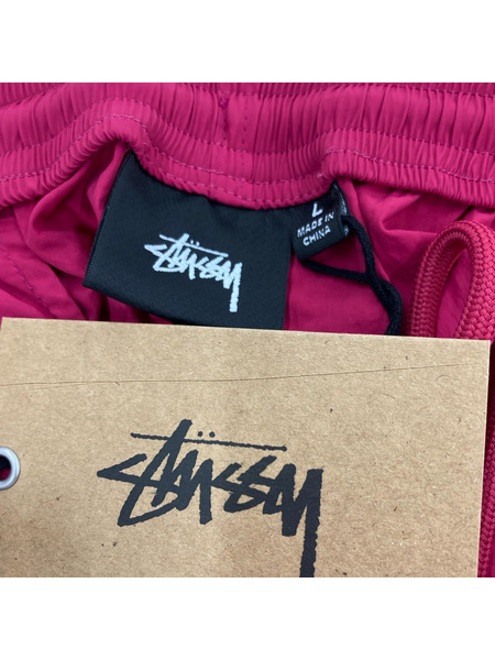 STUSSY ショートパンツ ナイロン ピンク L
