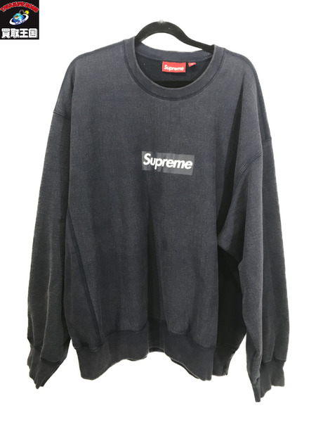 Supreme ネイビー トレーナーMサイズ Supreme トレーナー Mサイズ ネイビー Champion製