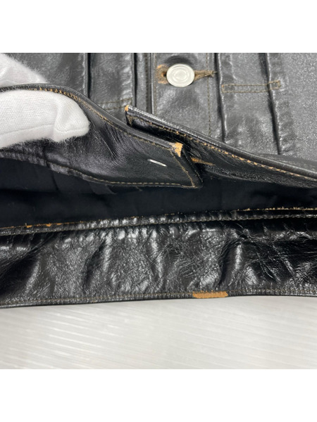 レザージャケット FINE CREEK LEATHERS ホースハイド 茶芯 2nd(38)