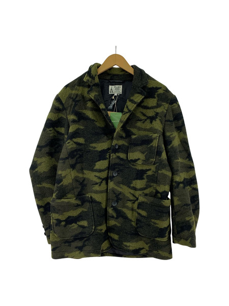 FREAK'S STORE カモ柄テーラードジャケット SIZE:L