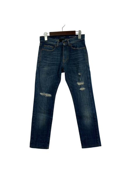 SAINT LAURENT PARIS デニム・ジーンズ ダメージ加工スキニーデニム[値下]