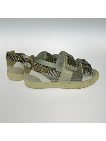 TOGA PULLA METAL SNEAKER SANDALS 白 35 AJ664