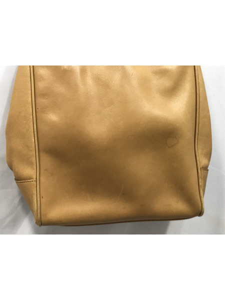 トートバッグ レザートートバッグ キャメル 9714