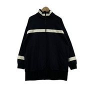 VALENTINO ハーフジップロングスウェット XS 黒 RV0MF02MGYS
