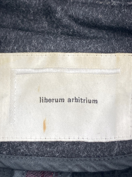 liberum arbitrium レザー切替コート