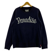 WACKO MARIA paradise プリントスウェット M ネイビー