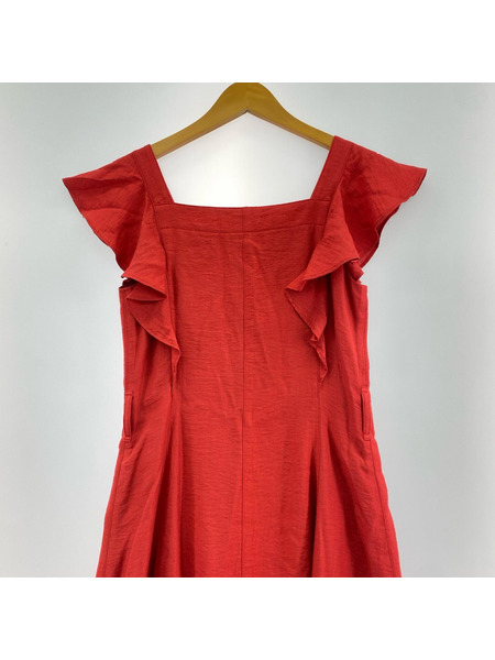 BLUE LABEL CRESTBRIDGE ノースリーブワンピース 赤