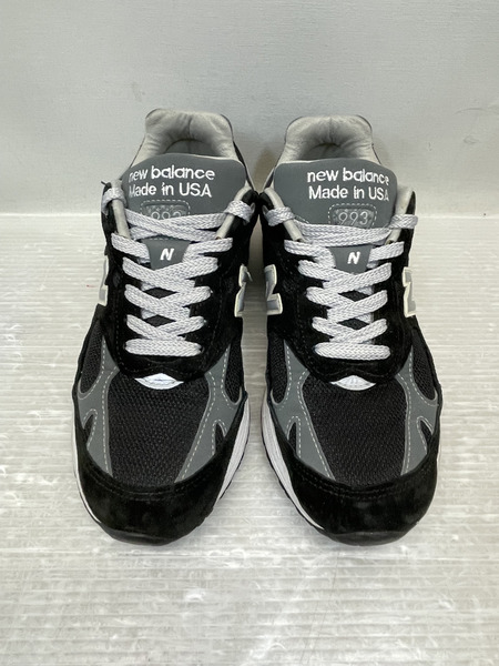 NEW BALANCE USA製 MR993BK 25.0cm 黒