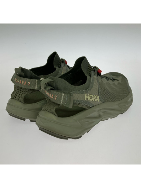 HOKA ONE ONE サンダル HOPARA カーキ 27.0cm