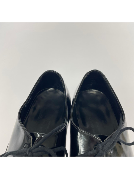 COMME des GARCONS Homme Plus 英国製 エナメル レザー切替 ドレスシューズ