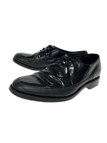 COMME des GARCONS Homme Plus 英国製 エナメル レザー切替 ドレスシューズ